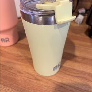 Yellow Tumbler with Lid